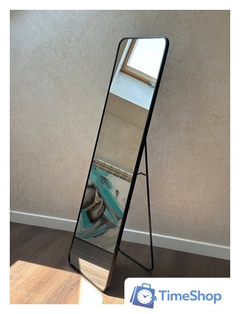 Зеркало EMZE Закругленные углы 45х150 DK0919.CHE (черный) - Изображение №3 — Интернет-магазин Time-Shop