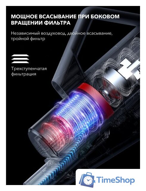 Пылесос Deerma DX888 (международная версия, белый) - Изображение №13 — Интернет-магазин Time-Shop
