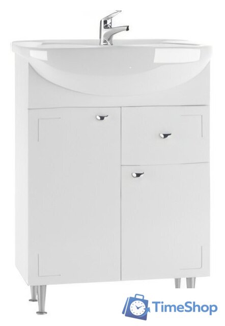  Айсберг Тумба под умывальник Уют 60 Классик с верхним ящиком В1 - Изображение №2 — Интернет-магазин Time-Shop