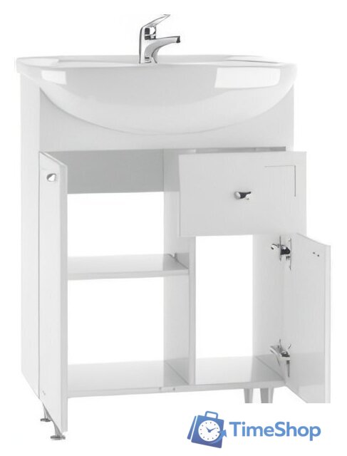  Айсберг Тумба под умывальник Уют 60 Классик с верхним ящиком В1 - Изображение №3 — Интернет-магазин Time-Shop