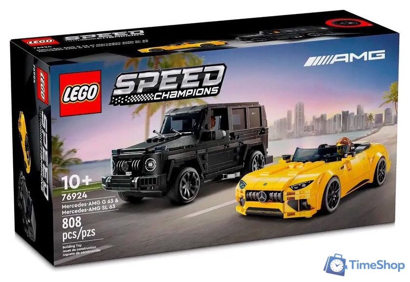Конструктор LEGO Speed Champions 76924 Mercedes-AMG G 63 и Mercedes-AMG SL 63 - Изображение №1 — Интернет-магазин Time-Shop