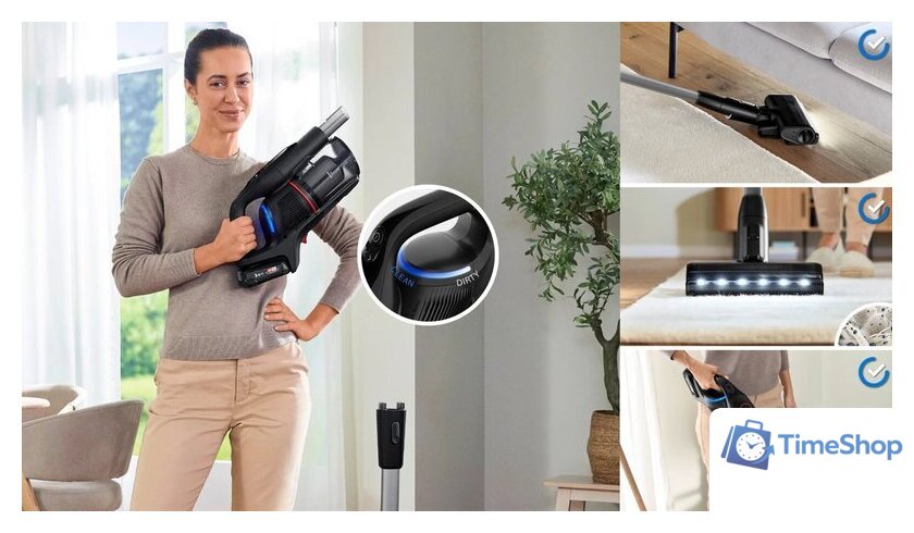 Пылесос Bosch Unlimited 9 BCS931BQC - Изображение №10 — Интернет-магазин Time-Shop
