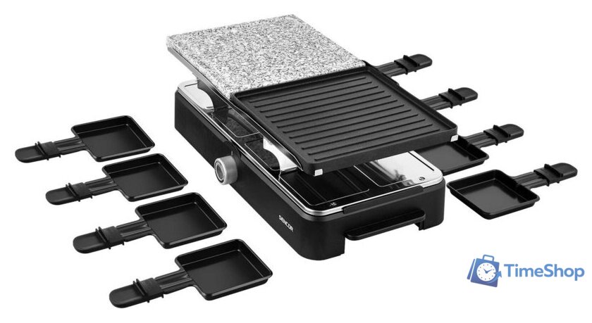 Раклетница Sencor SBG 0260BK - Изображение №5 — Интернет-магазин Time-Shop