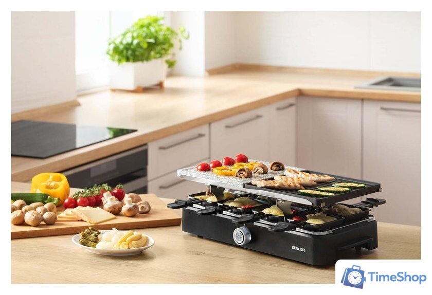 Раклетница Sencor SBG 0260BK - Изображение №12 — Интернет-магазин Time-Shop