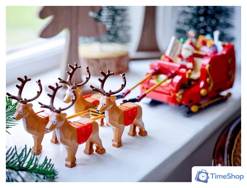 Конструктор LEGO 40499 Сувенирный набор Сани Деда Мороза - Изображение №18 — Интернет-магазин Time-Shop