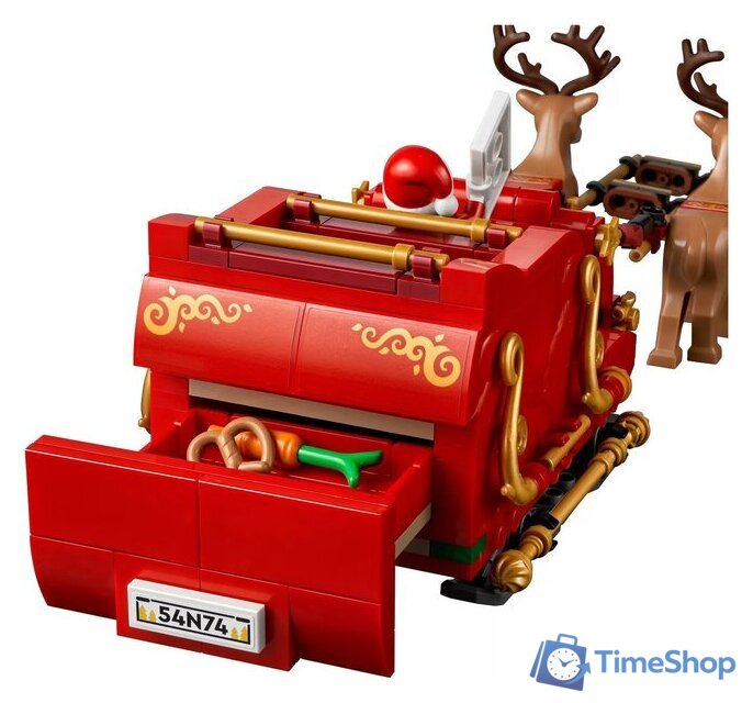 Конструктор LEGO 40499 Сувенирный набор Сани Деда Мороза - Изображение №8 — Интернет-магазин Time-Shop