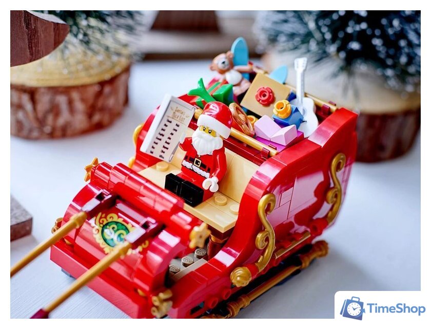 Конструктор LEGO 40499 Сувенирный набор Сани Деда Мороза - Изображение №19 — Интернет-магазин Time-Shop