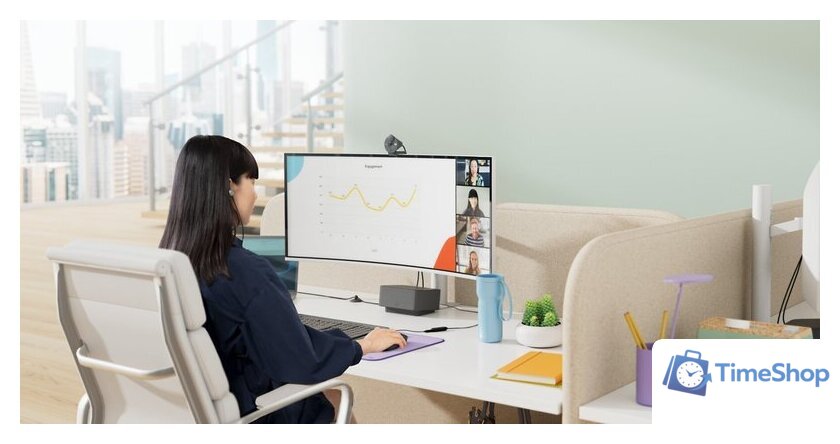 Веб-камера для видеоконференций Logitech Brio 305 (графит) - Изображение №7 — Интернет-магазин Time-Shop