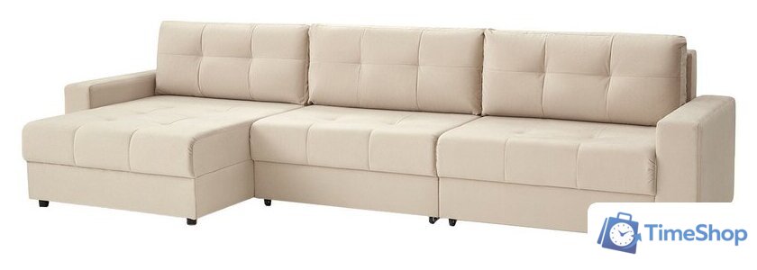 Угловой диван Mio Tesoro Манчестер 292 1.5ек-1.5ек-1.5пф (966 светло-бежевый) - Изображение №1 — Интернет-магазин Time-Shop