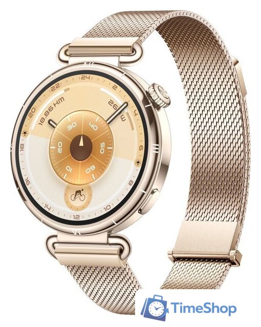 Умные часы Huawei Watch GT 6 41 мм (золотистый, с золотистым миланским браслетом, международная версия) - Изображение №1 — Интернет-магазин Time-Shop