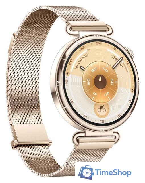 Умные часы Huawei Watch GT 6 41 мм (золотистый, с золотистым миланским браслетом, международная версия) - Изображение №3 — Интернет-магазин Time-Shop