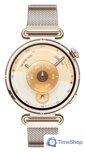 Умные часы Huawei Watch GT 6 41 мм (золотистый, с золотистым миланским браслетом, международная версия) - Изображение №2 — Интернет-магазин Time-Shop