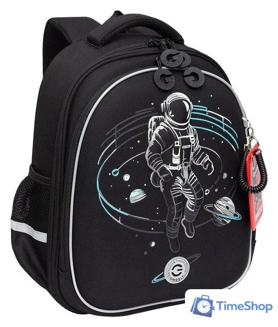 Школьный рюкзак Grizzly RAz-587-6 (черный/серый) - Изображение №1 — Интернет-магазин Time-Shop