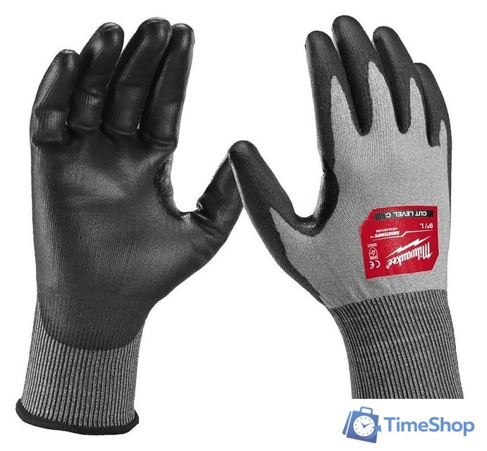 Перчатки из искусственной кожи Milwaukee Hi-Dex 3/C 11/XXL 4932480500 - Изображение №4 — Интернет-магазин Time-Shop