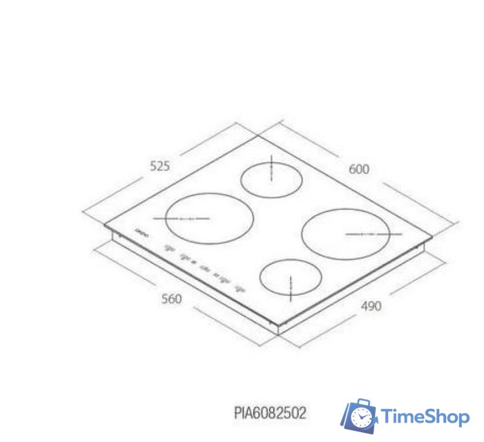 Варочная панель Akpo PIA 6800 - Изображение №3 — Интернет-магазин Time-Shop