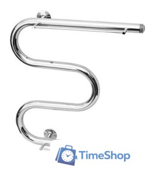 Полотенцесушитель TERMINUS 32 ПС М-образный с полкой 600x400 (хром) - Изображение №1 — Интернет-магазин Time-Shop