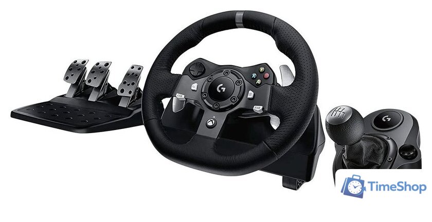 Руль Logitech G920 + G Driving Force Shifter (для Xbox One и Xbox Series X|S) - Изображение №1 — Интернет-магазин Time-Shop