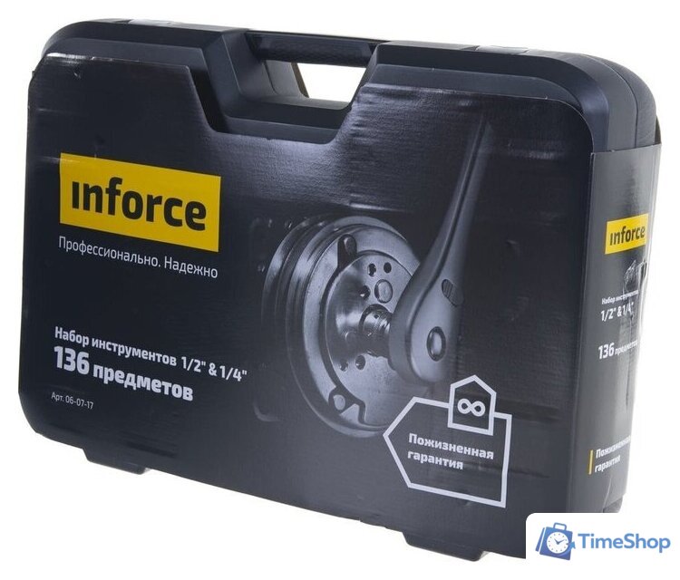 Универсальный набор инструментов Inforce 06-07-17 (136 предметов) - Изображение №6 — Интернет-магазин Time-Shop