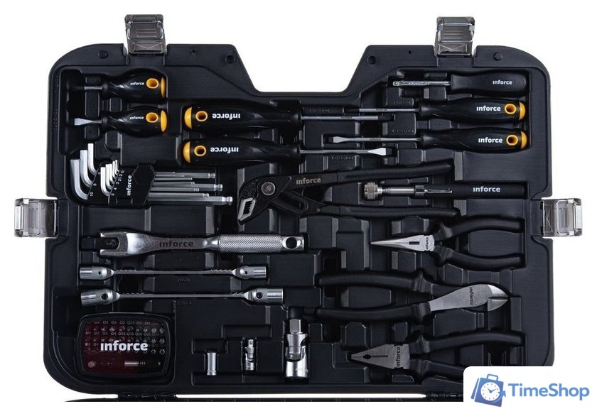 Универсальный набор инструментов Inforce 06-07-17 (136 предметов) - Изображение №3 — Интернет-магазин Time-Shop