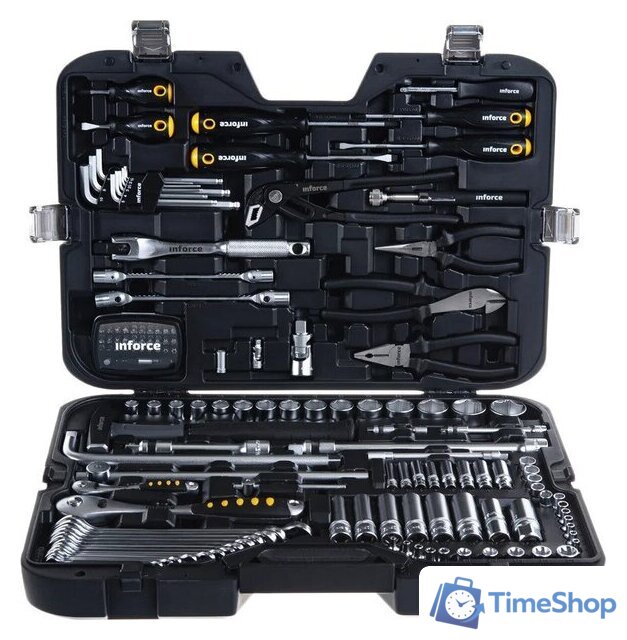 Универсальный набор инструментов Inforce 06-07-17 (136 предметов) - Изображение №1 — Интернет-магазин Time-Shop