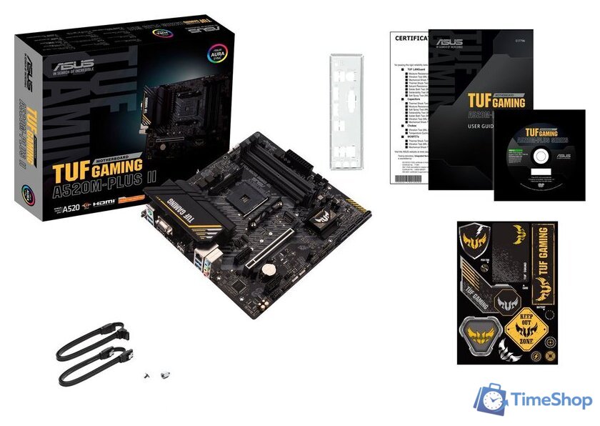 Материнская плата ASUS TUF Gaming A520M-Plus II - Изображение №5 — Интернет-магазин Time-Shop
