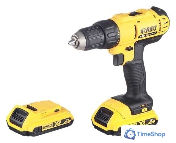 Дрель-шуруповерт DeWalt DCD771D2 (с 2-мя АКБ 2 Ah) - Изображение №1 — Интернет-магазин Time-Shop