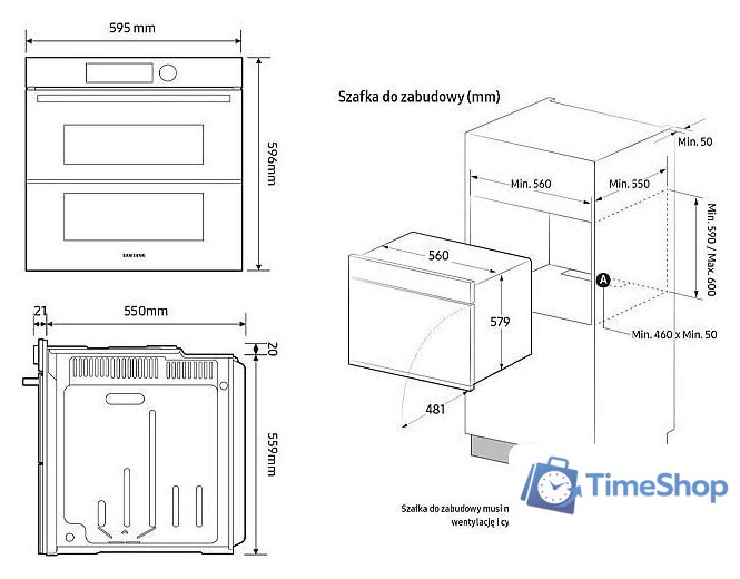 Электрический духовой шкаф Samsung NV7B4325ZAK/U2 - Изображение №14 — Интернет-магазин Time-Shop