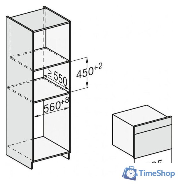 Электрический духовой шкаф Miele H 7440 BMX OBSW - Изображение №2 — Интернет-магазин Time-Shop
