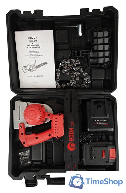 Аккумуляторная пила Edon UCS-21/25BL (с 1-м АКБ) - Изображение №3 — Интернет-магазин Time-Shop
