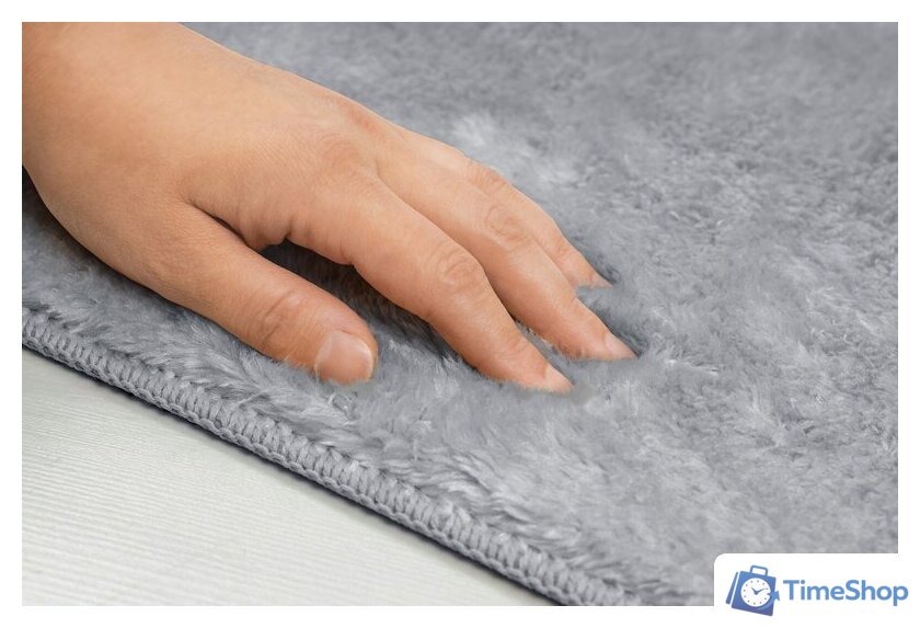 Ковер для жилой комнаты Karven Post Dokuma Sacakli 160x230 KV 035 (Antrasit/антрацит) - Изображение №4 — Интернет-магазин Time-Shop