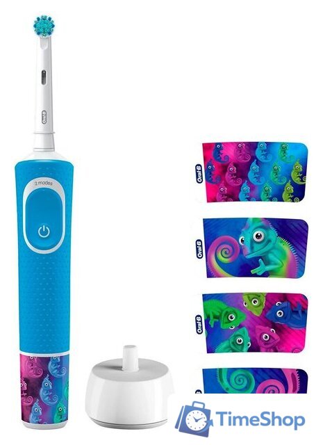 Электрическая зубная щетка Oral-B Vitality Pro Kids Chameleon D103.413.2K - Изображение №2 — Интернет-магазин Time-Shop