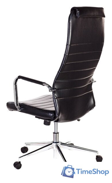 Офисное кресло Бюрократ KB-9N/ECO/BLACK (черный) - Изображение №5 — Интернет-магазин Time-Shop