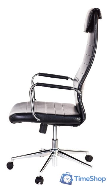 Офисное кресло Бюрократ KB-9N/ECO/BLACK (черный) - Изображение №4 — Интернет-магазин Time-Shop