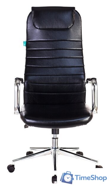 Офисное кресло Бюрократ KB-9N/ECO/BLACK (черный) - Изображение №2 — Интернет-магазин Time-Shop