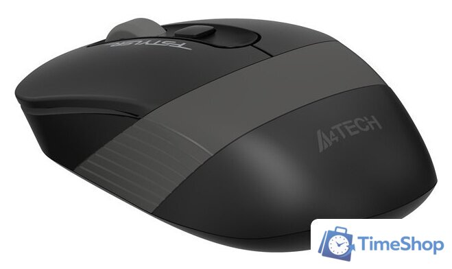 Мышь A4Tech Fstyler FG10 (черный/серый) - Изображение №2 — Интернет-магазин Time-Shop