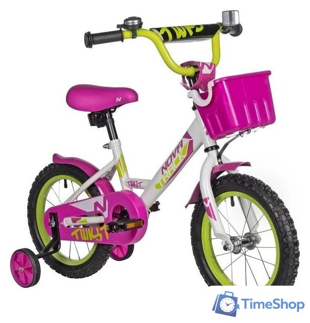 Детский велосипед Novatrack Twist 14 141TWIST.WT5 (белый, разобранный) - Изображение №3 — Интернет-магазин Time-Shop