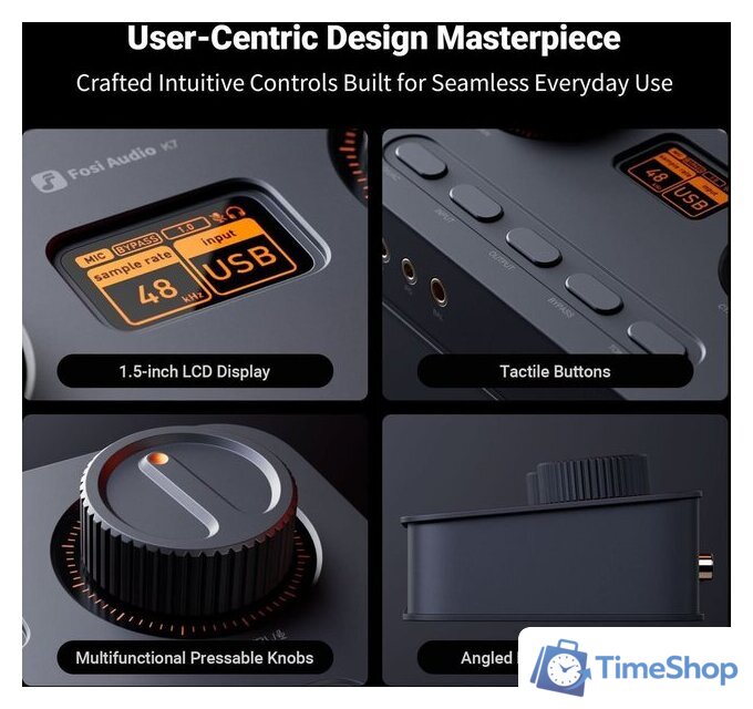 Настольный усилитель Fosi Audio K7 - Изображение №5 — Интернет-магазин Time-Shop