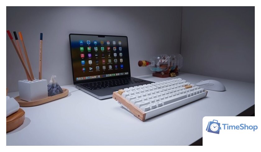 Клавиатура Keychron K2 HE Special Edition White K2H-Q1 (Nebula Magnetic) - Изображение №9 — Интернет-магазин Time-Shop