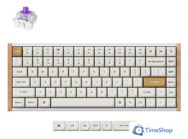 Клавиатура Keychron K2 HE Special Edition White K2H-Q1 (Nebula Magnetic) - Изображение №1 — Интернет-магазин Time-Shop