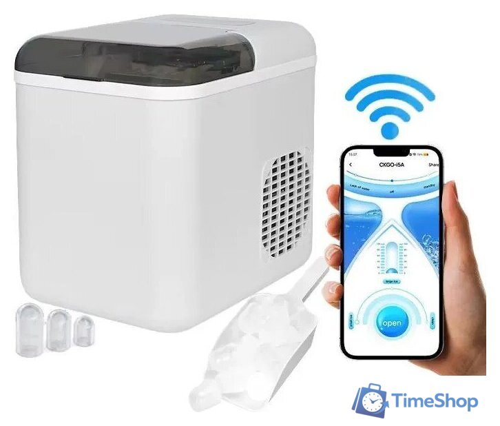 Льдогенератор CKGO Smart Ice Maker CKGO-I5 (белый, международная версия) - Изображение №8 — Интернет-магазин Time-Shop