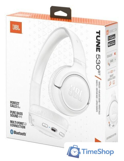 Наушники JBL Tune 530BT (белый) - Изображение №10 — Интернет-магазин Time-Shop