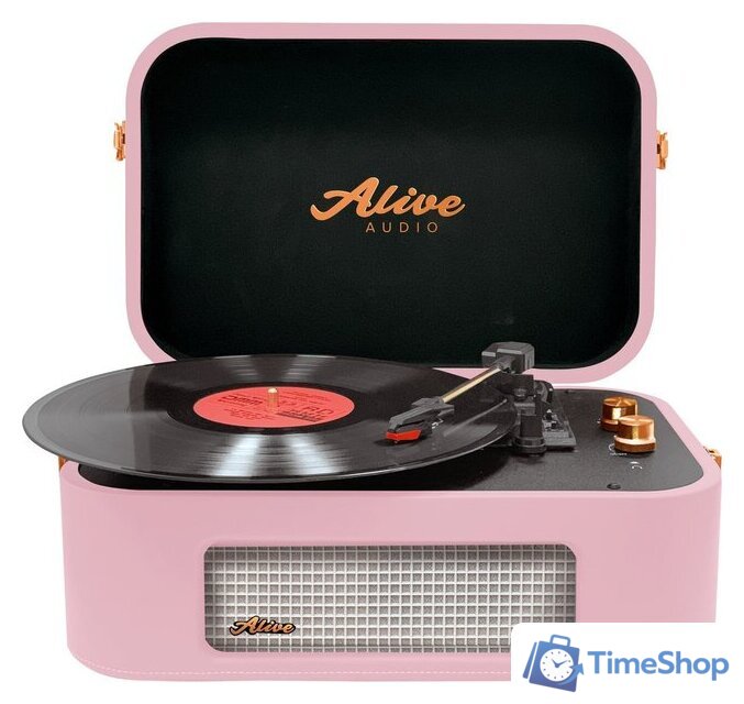 Виниловый проигрыватель Alive Audio Stories (розовое вино) - Изображение №1 — Интернет-магазин Time-Shop
