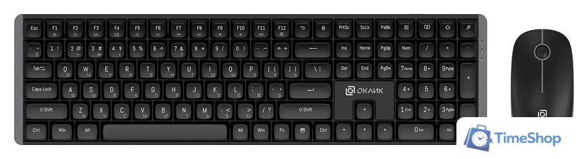 Офисный набор Оклик S315W (черный) - Изображение №1 — Интернет-магазин Time-Shop