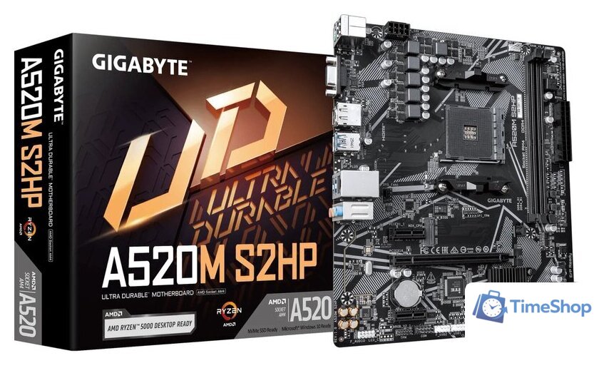 Материнская плата Gigabyte A520M S2HP - Изображение №4 — Интернет-магазин Time-Shop