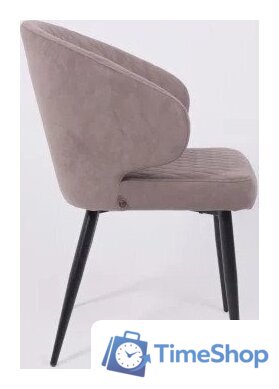 Стул с подлокотниками Мамадома Rob (b05 Latte Lux/черный) - Изображение №6 — Интернет-магазин Time-Shop