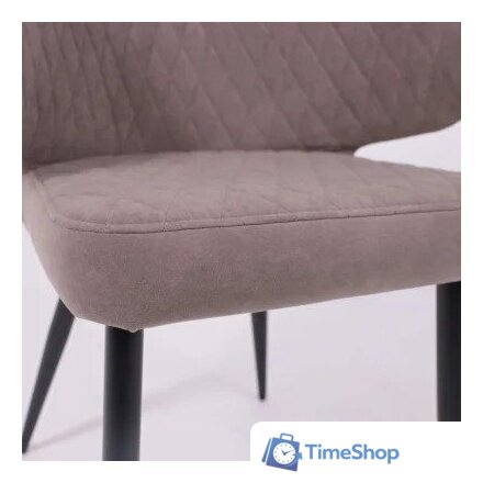 Стул с подлокотниками Мамадома Rob (b05 Latte Lux/черный) - Изображение №9 — Интернет-магазин Time-Shop