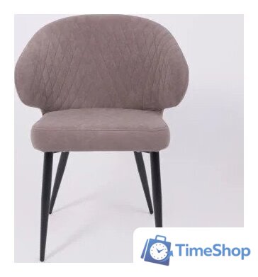 Стул с подлокотниками Мамадома Rob (b05 Latte Lux/черный) - Изображение №5 — Интернет-магазин Time-Shop