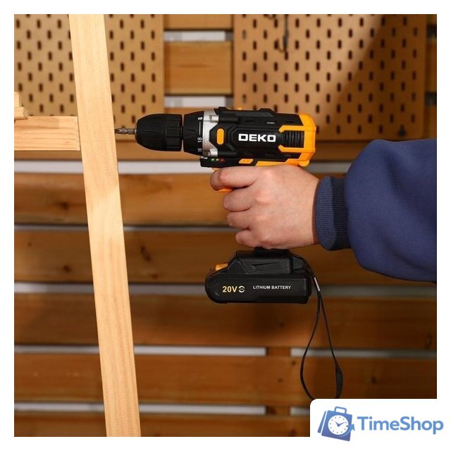 Дрель-шуруповерт Deko Banger 20V ONE + 083-1042 (с 1-им АКБ) - Изображение №9 — Интернет-магазин Time-Shop