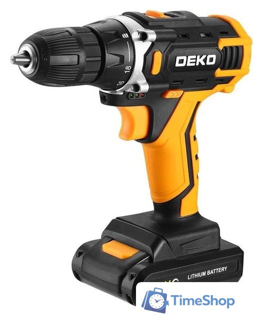 Дрель-шуруповерт Deko Banger 20V ONE + 083-1042 (с 1-им АКБ) - Изображение №3 — Интернет-магазин Time-Shop
