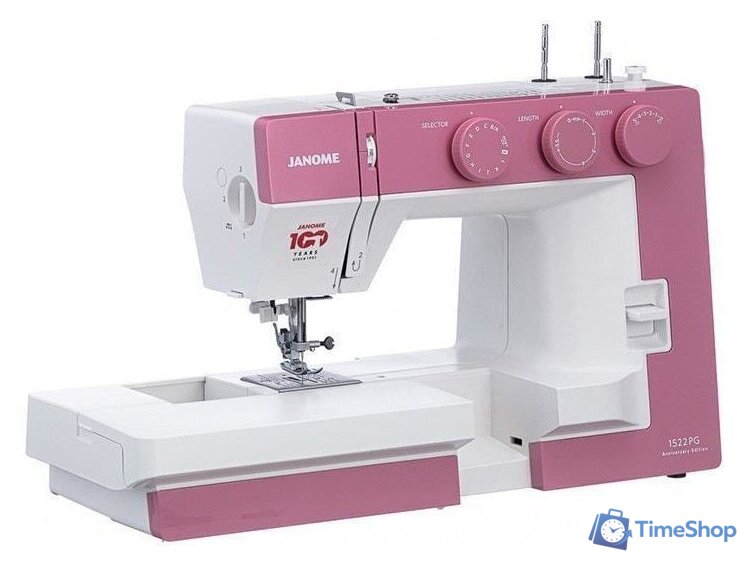 Электромеханическая швейная машина Janome 1522PG Anniversary Edition - Изображение №7 — Интернет-магазин Time-Shop